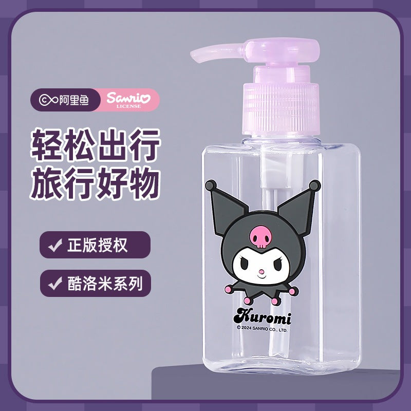 【包包寶】正版 三麗鷗 分裝瓶 按壓式沐浴露瓶 洗髮水洗潔精分裝瓶 空瓶 便攜小乳液瓶子 送禮 商品圖片 1