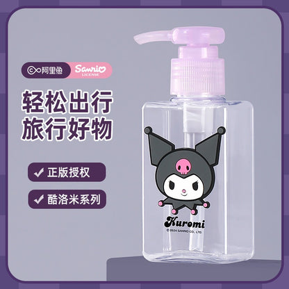 【包包寶】正版 三麗鷗 分裝瓶 按壓式沐浴露瓶 洗髮水洗潔精分裝瓶 空瓶 便攜小乳液瓶子 送禮 商品圖片 1