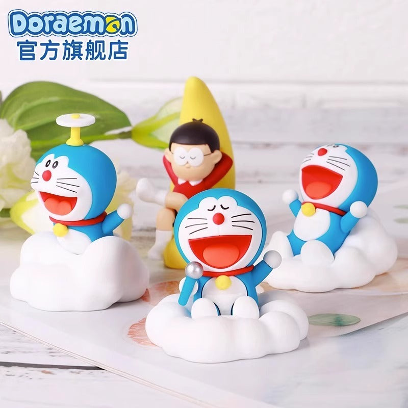【超逗熊】現貨 哆啦A夢 夜遊星空系列 小叮噹 哆啦a夢 大雄 交換禮物 裝飾 擺件 生日禮物 公仔 竹蜻蜓 商品圖片 1