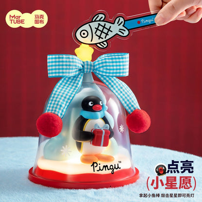 【馬克圖布】正版現貨 Pingu 聖誕許願燈 小夜燈 拍拍燈 氛圍燈 企鵝 聖誕禮物 送禮 商品圖片 2