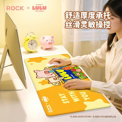 【洛克空間】現貨 lulu豬 滑鼠墊 桌面鼠標墊 超大 鍵盤墊 送禮 商品圖片 2