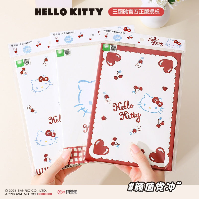【包包寶】現貨 三麗鷗 KT貓 化妝鏡 臺式公主鏡 摺疊雙面鏡 隨身便攜可掛鏡子 送禮 商品圖片 2