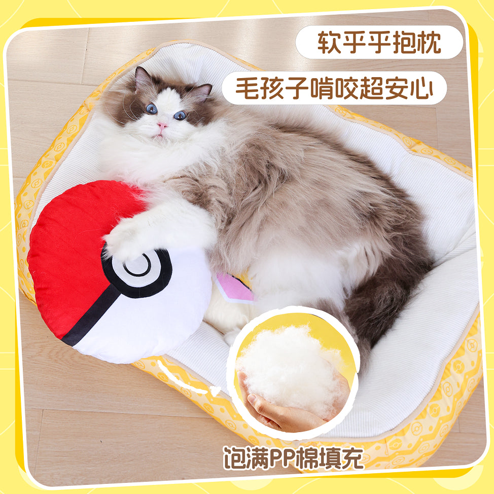 【覓嗷】正版現貨 寶可夢 抱枕 寵物 玩具 耐撕咬 送禮 精靈球 7-11同款 商品圖片 2