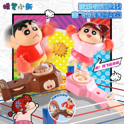 【魔卡丘】正版現貨 蠟筆小新 拳擊 對戰PK 玩具 盲盒款式 送禮 新之助 商品圖片 2