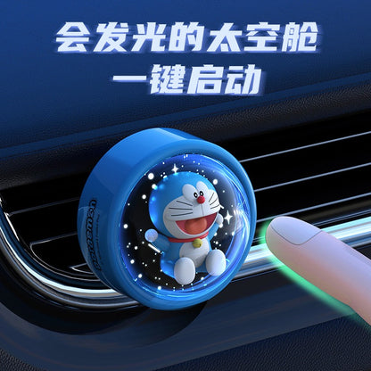 【香百川】正版現貨 哆啦A夢 星空燈 汽車出風口香薰 汽車 擺件 飾品 出風口 小叮噹 哆啦a夢 商品圖片 2