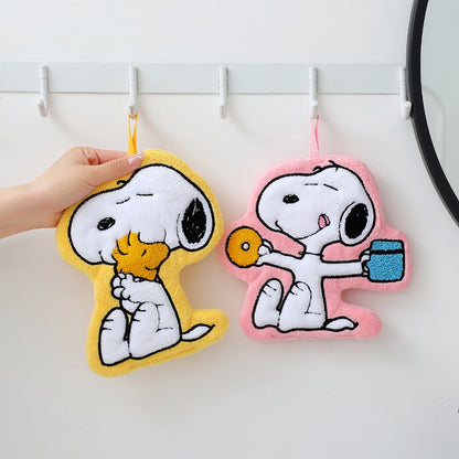 【現貨】 正版 史努比 擦手巾 洗手巾 SNOOPY 洗手間必備 快速吸乾 送禮 廚房擦手 商品圖片 2