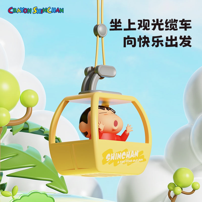 【洛克空間】現貨 蠟筆小新 遊覽車 掛飾 吊飾 掛件 汽車 轎車 香薰擺件 公仔 送禮 新之助 商品圖片 2