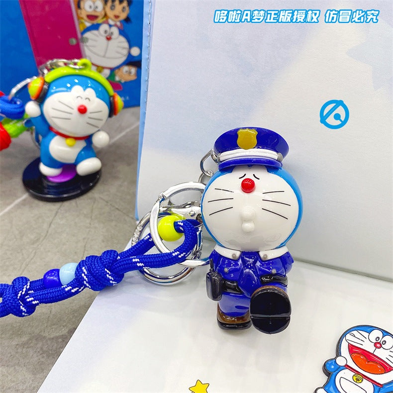 【超逗熊】正版現貨 哆啦A夢 鑰匙扣 鑰匙圈 職業系列 吊飾 掛件 掛飾 送禮 商品圖片 2