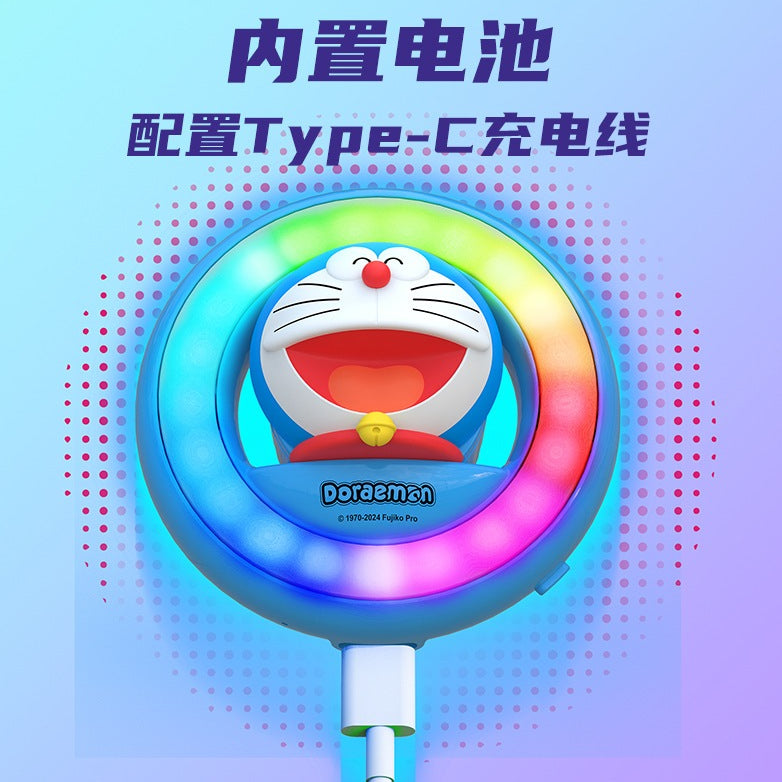 【香百川】正版現貨 哆啦A夢 節奏燈 氛圍燈 汽車出風口香薰 汽車 擺件 飾品 出風口 小叮噹 哆啦a夢 商品圖片 2