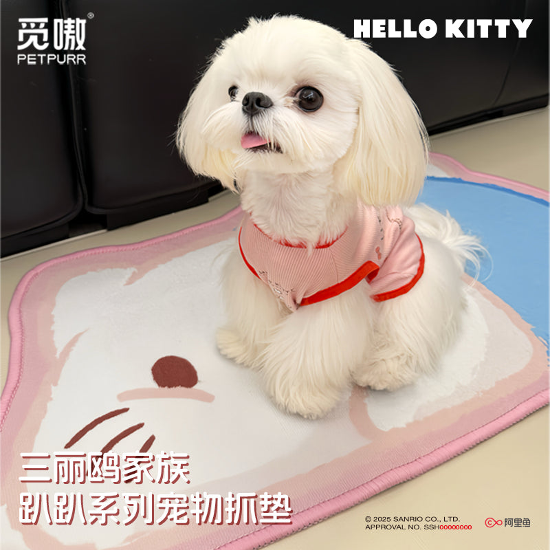 【覓嗷】正版現貨 三麗鷗 寵物抓板 貓抓板 貓抓墊 狗狗進門地墊 KT貓 送禮 商品圖片 2