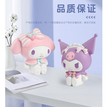 【冉紅】正版現貨 三麗鷗 庫洛米 存錢罐 公仔 擺件 20cm高 存錢筒 美樂蒂 送禮 商品圖片 2