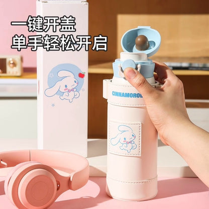 【杯具熊】正版現貨 三麗鷗 喫貨大耳狗 保溫杯 保溫瓶 水杯 水壺 470ml 韓國品牌 送禮 可斜挎 316高級材質 商品圖片 2
