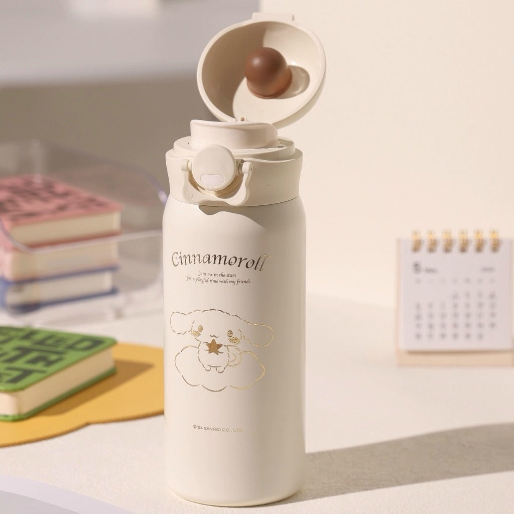 【杯具熊】正版 三麗鷗 星星大耳狗 保溫杯 保溫瓶 水杯 水壺 350ml 韓國品牌 杯具熊 316不鏽鋼 商品圖片 2