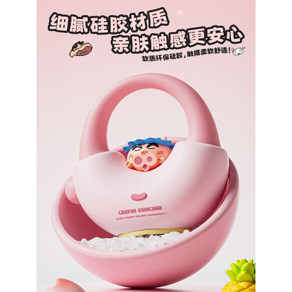 【現貨】正版 蠟筆小新 手提小夜燈 硅膠拍拍燈 牀頭燈 新之助 夜燈 療癒 禮物 聖誕 交換禮物 商品圖片 2