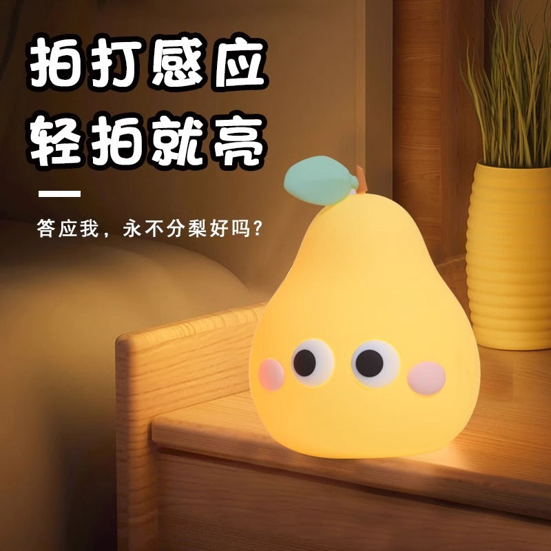 【現貨】大吉大利 療癒 拍拍燈 LED小夜燈 氛圍燈 禮物 手機支架 矽膠充電 商品圖片 2