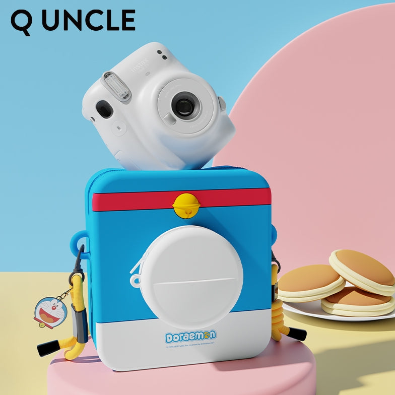 【Q UNCLE】正版現貨 哆啦A夢 硅膠百寶袋相機包 零錢包 包包 硬幣包 耳機包 吊飾 小叮噹 哆啦a夢 收納包 商品圖片 2