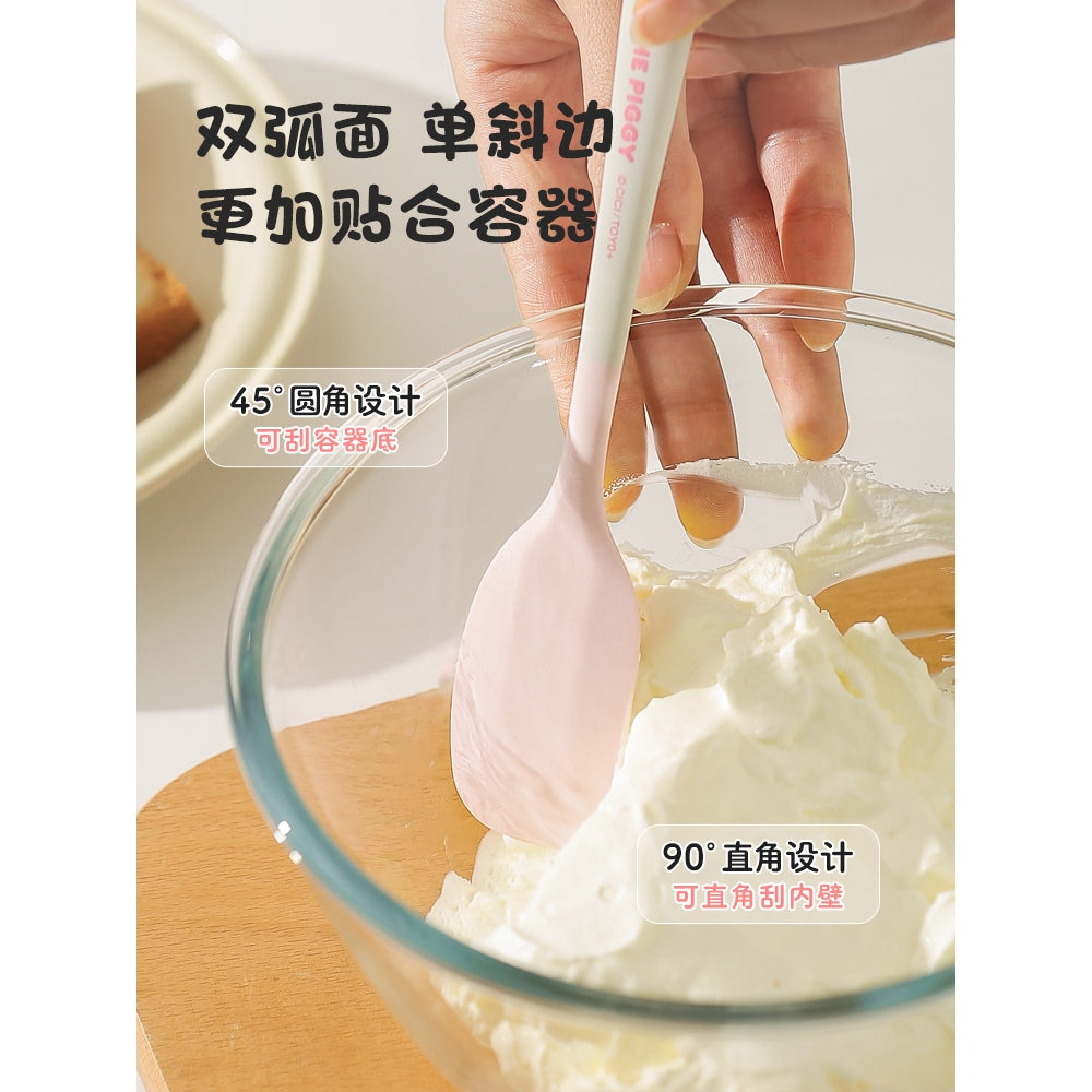 【川島屋】正版現貨 lulu豬 硅膠刮刀刷 油刷子 手動打蛋器 蛋糕烘焙工具 鍋鏟 湯勺 飯勺 漏勺 送禮 商品圖片 2