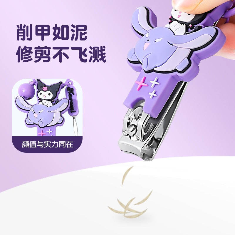 【包包寶】現貨 三麗鷗 指甲刀 庫洛米 指甲剪 卡通 斜口 平口 修甲工具 可愛創意指甲刀 送禮 商品圖片 2