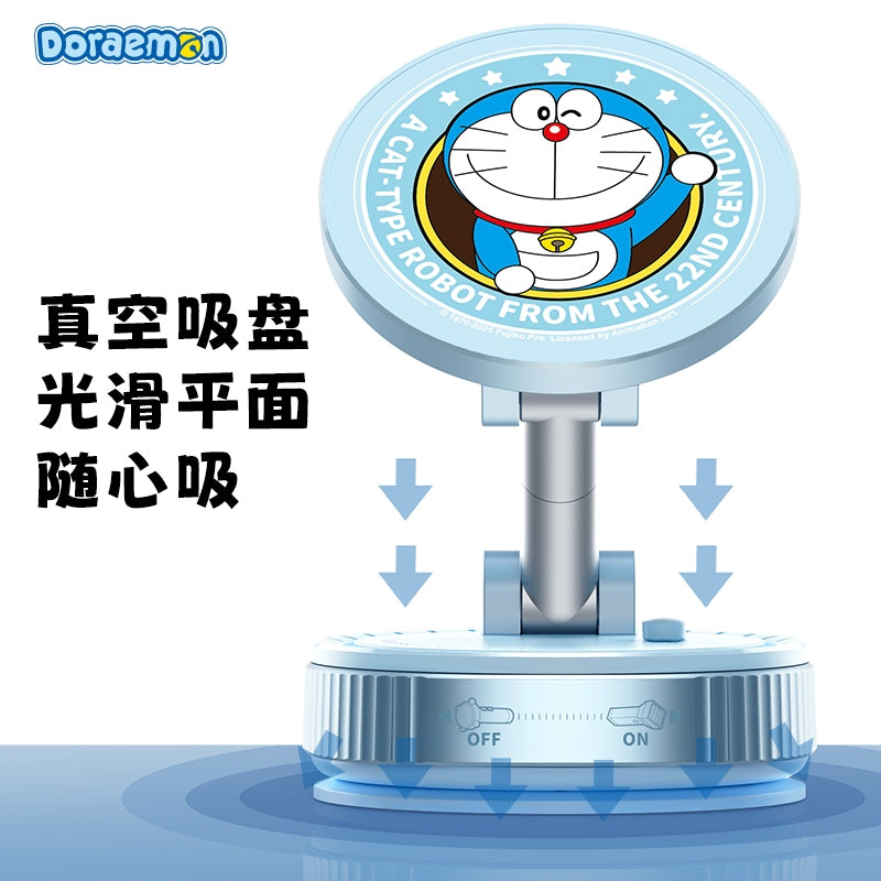 【洛克空間】現貨 哆啦A夢 QS6 手機支架 萬用支架 磁吸支架 伸縮支架 汽車支架 小叮噹 送禮 商品圖片 2