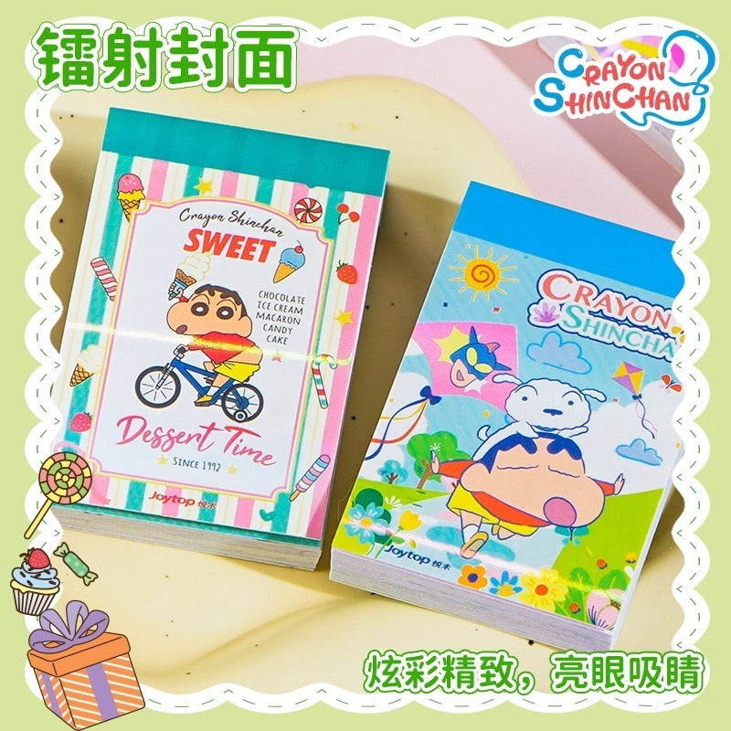 【香港悅木】正版現貨 蠟筆小新 豆豆貼紙 高顏值學生創意貼紙本 兒童diy貼紙 送禮 商品圖片 2