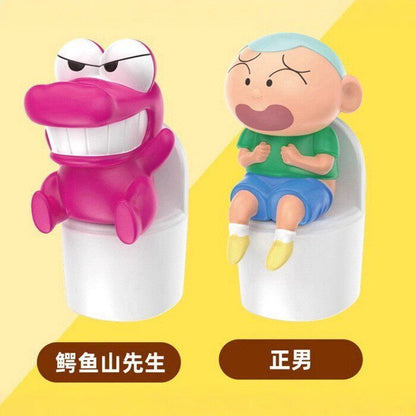 【嘉語】正版現貨 蠟筆小新 馬桶夜燈 睡眠燈 拍拍燈 有點味道 送禮 新之助 小白 商品圖片 2