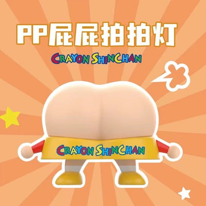【魔卡丘】正版現貨 蠟筆小新 屁屁小夜燈 拍拍燈 節能燈 牀頭燈 睡眠燈 無需電池 附USB充電線1根 新之助 小白 商品圖片 2