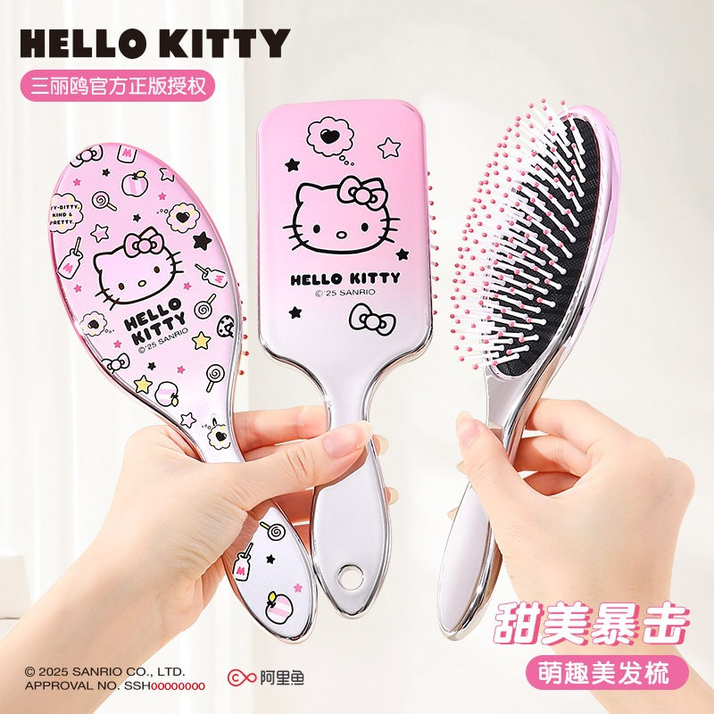 【包包寶】現貨 三麗鷗 梳子 Hello Kitty 直髮順髮梳 乾溼兩用氣墊梳 美髮梳 送禮 商品圖片 2