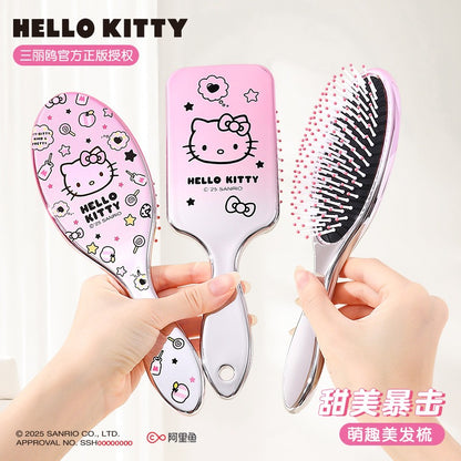 【包包寶】現貨 三麗鷗 梳子 Hello Kitty 直髮順髮梳 乾溼兩用氣墊梳 美髮梳 送禮 商品圖片 2