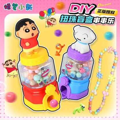 【魔卡丘】正版 蠟筆小新 扭珠機 玩具 扭蛋 串珠 雙玩法 盲盒款式 送禮 新之助 商品圖片 2