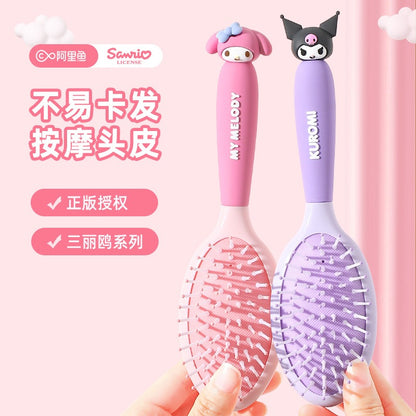 【包包寶】正版 三麗鷗 梳子 美樂蒂 迷你美髮梳 頭皮按摩氣墊梳 萌氣囊梳 卡通可愛兒童梳 送禮 商品圖片 2