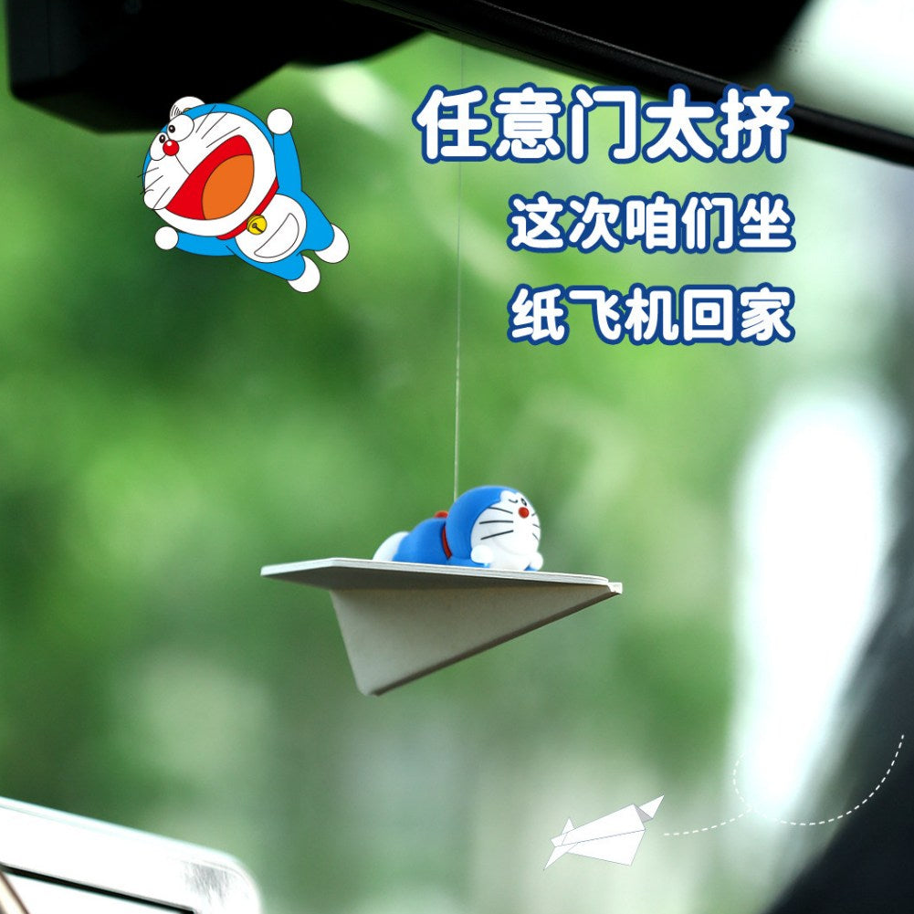【翎感】正版現貨 哆啦A夢 紙飛機 車載香薰 掛件 吊飾 禮盒包裝 送禮 小叮噹 商品圖片 3