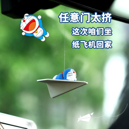 【翎感】正版現貨 哆啦A夢 紙飛機 車載香薰 掛件 吊飾 禮盒包裝 送禮 小叮噹 商品圖片 3