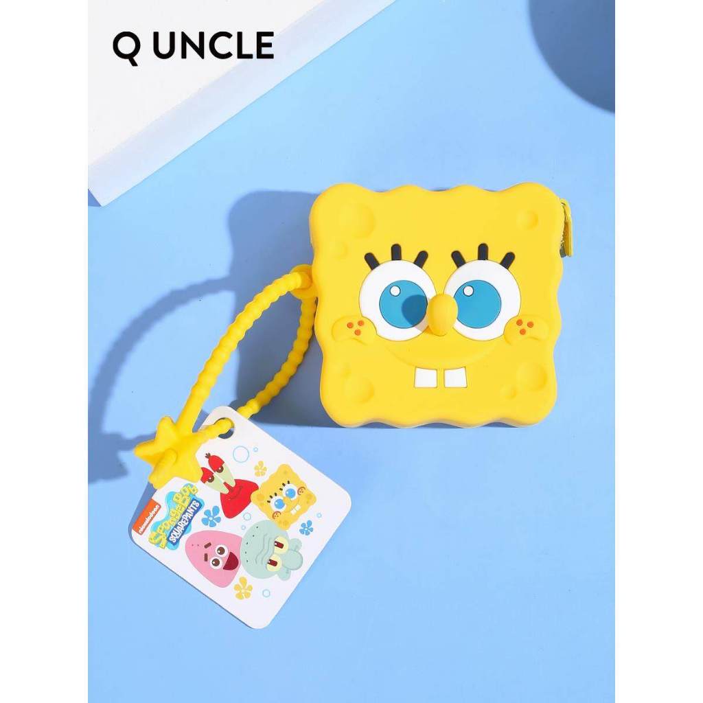 【Q UNCLE】現貨 海綿寶寶 硅膠 零錢包 掛件 異形形 吊飾 耳機包 送禮 胖大星 商品圖片 3