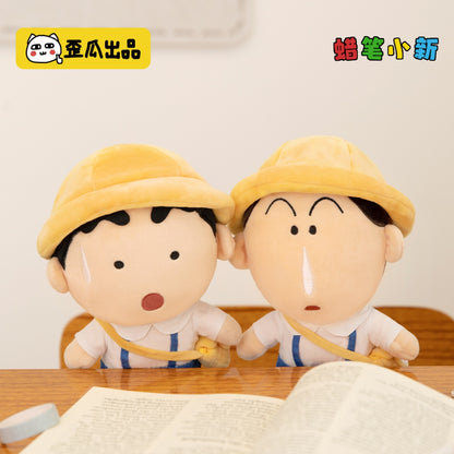 【漫貓】現貨 蠟筆小新 豆豆眼小新校服公仔 阿呆 可愛女生動漫周邊玩偶 卡通創意裝飾 送禮 商品圖片 3