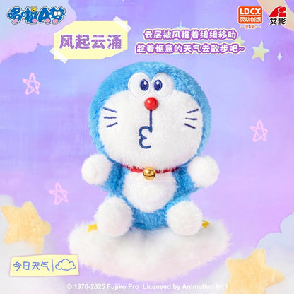 【靈動創想】現貨 哆啦A夢 天氣絨絨 掛件盲盒 包包 吊飾 鑰匙圈 送禮 公仔 小叮噹 商品圖片 3