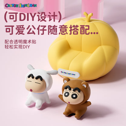 【洛克空間】現貨 蠟筆小新 南瓜小夜燈 硅膠拍拍燈 牀頭燈 新之助 夜燈 療癒 禮物 聖誕 交換禮物 商品圖片 3