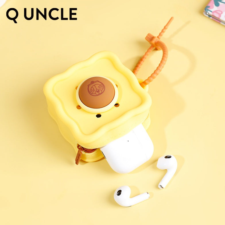 【Q UNCLE】正版絕貨 哆啦A夢 硅膠方形迷你包 零錢包 包包 硬幣包 耳機包 吊飾 小叮噹 哆啦a夢 收納包 商品圖片 3