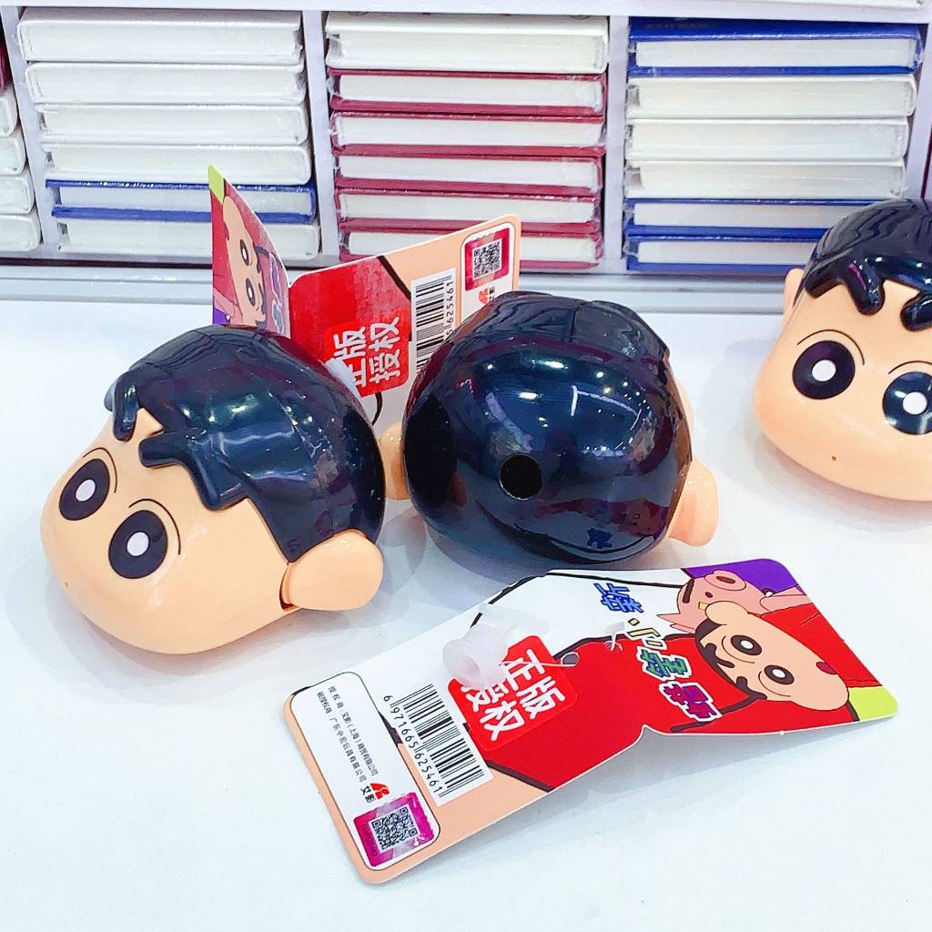 【魔卡丘】正版 蠟筆小新 水槍 玩具 整蠱 大頭小新 夏日 療愈解壓 趣味擺件 新之助 送禮 商品圖片 3