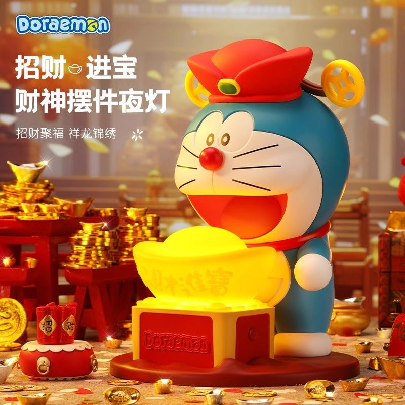 【洛克空間】現貨 哆啦A夢 大擺件夜燈 財神爺 牀頭燈 小叮當 招財 裝飾燈 小叮噹 氛圍燈 哆啦a夢 小夜燈 商品圖片 3