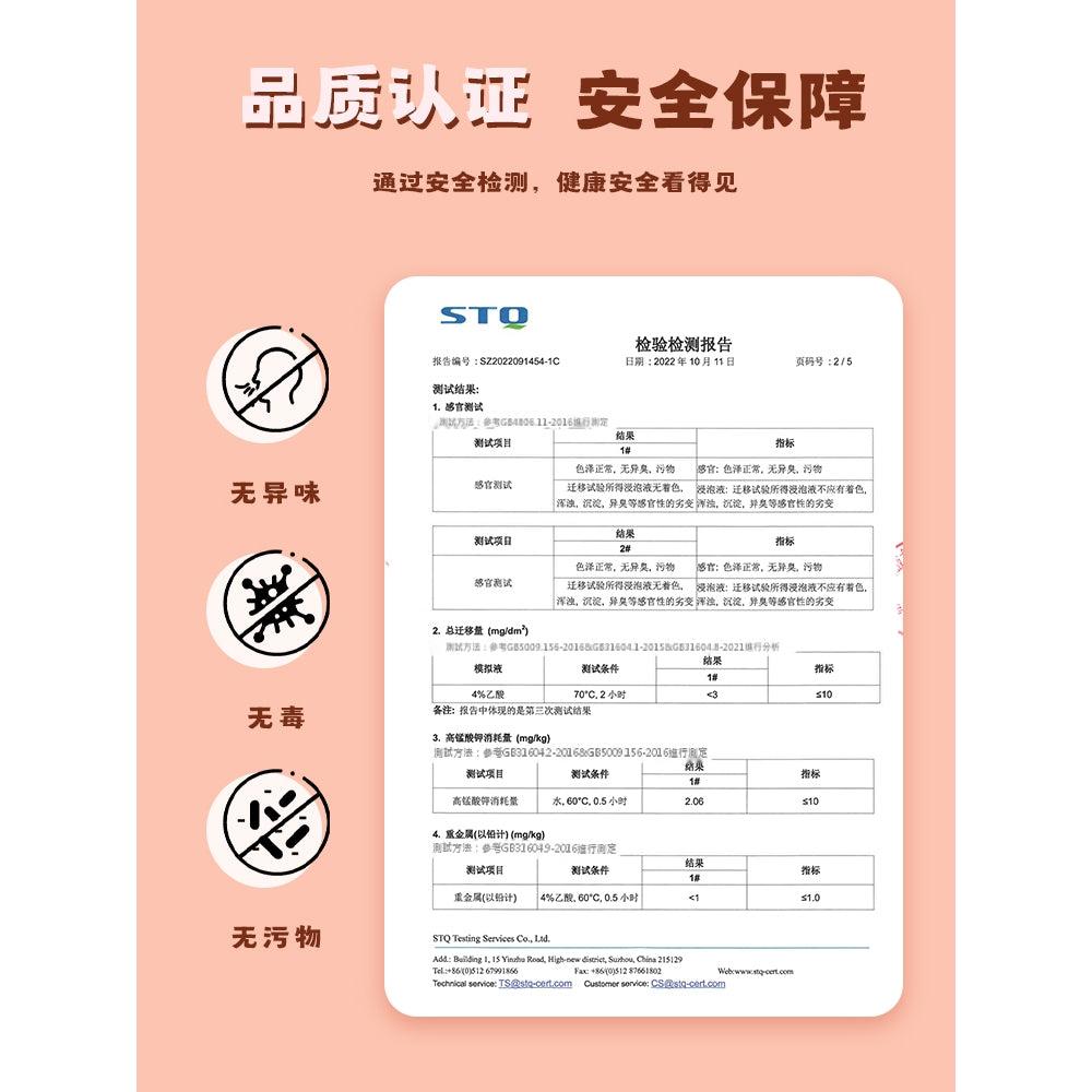 【川島屋】正版現貨 lulu豬 硅膠揉麪墊子 擀麪墊 食品級材質 切面刀 擀麪杖 送禮 商品圖片 3