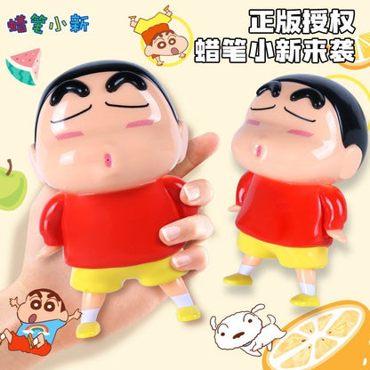 【魔卡丘】正版 蠟筆小新 水槍 玩具 整蠱 全身小新 夏日 療愈解壓 趣味擺件 新之助 送禮 商品圖片 3