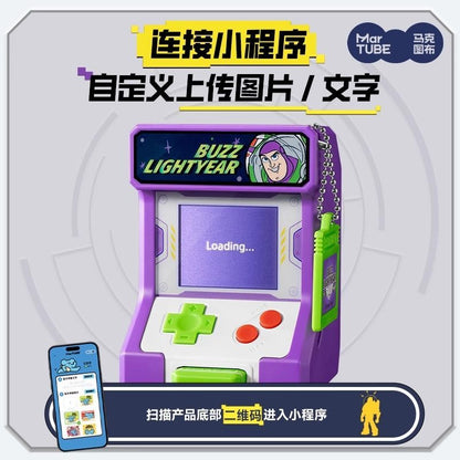 【馬克圖布】現貨 迪士尼 巴斯光年 桌面擺件 遊戲機造型 數顯時鐘 商品圖片 3