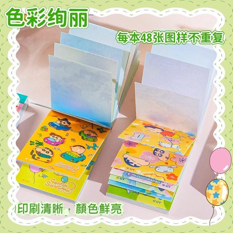 【香港悅木】正版現貨 蠟筆小新 豆豆貼紙 高顏值學生創意貼紙本 兒童diy貼紙 送禮 商品圖片 3