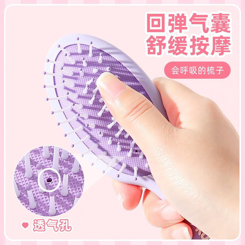 【包包寶】正版 三麗鷗 梳子 美樂蒂 迷你美髮梳 頭皮按摩氣墊梳 萌氣囊梳 卡通可愛兒童梳 送禮 商品圖片 3