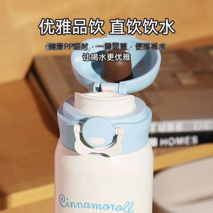 【杯具熊】正版現貨 三麗鷗 喫貨大耳狗 保溫杯 保溫瓶 水杯 水壺 470ml 韓國品牌 送禮 可斜挎 316高級材質 商品圖片 3