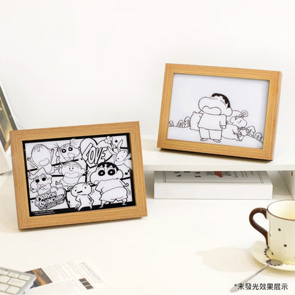 【漫貓】現貨 蠟筆小新 場景燈畫 牀頭桌面擺件裝飾品 可愛小夜燈動漫周邊 新之助 送禮 商品圖片 3