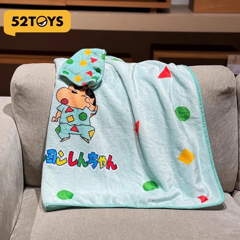 【52TOYS】絕版現貨 蠟筆小新 帽子睡毯 可收納 毛毯 空調被 被子 睡衣小新 高顏值 送禮 小白 新之助 商品圖片 3