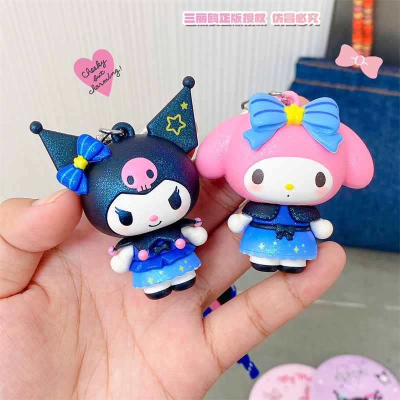 【超逗熊】現貨 三麗鷗 庫洛米 鑰匙圈 鑰匙扣 星光舞會系列 美樂蒂 包包 掛飾 掛件 吊飾 送禮 商品圖片 3