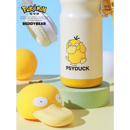 【杯具熊】正版 寶可夢 Pokemon 可達鴨 保溫杯 獎品 水杯 男女款 精靈球 韓國品牌 商品圖片 3