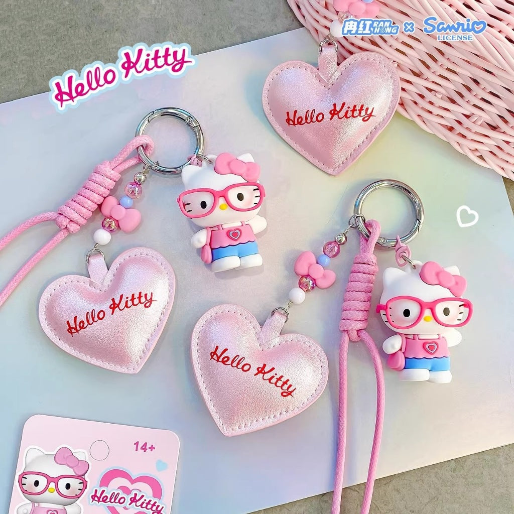 【冉紅】正版現貨 三麗鷗 鑰匙圈 鑰匙扣 掛件 吊飾 復古系列 KT貓 HelloKitty 送禮 商品圖片 3